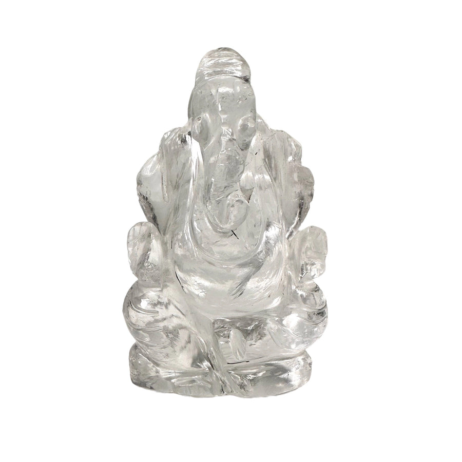 Ganesh Statue aus Bergkristall - Atelier Tibet