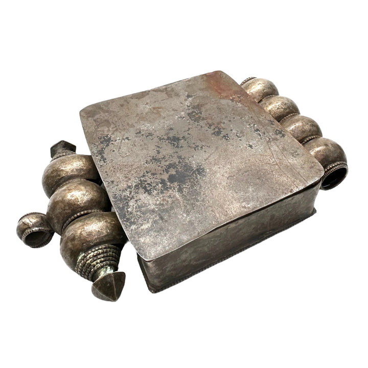 Grosser Tibetischer «Ghau» aus Silber mit Türkis - Atelier Tibet