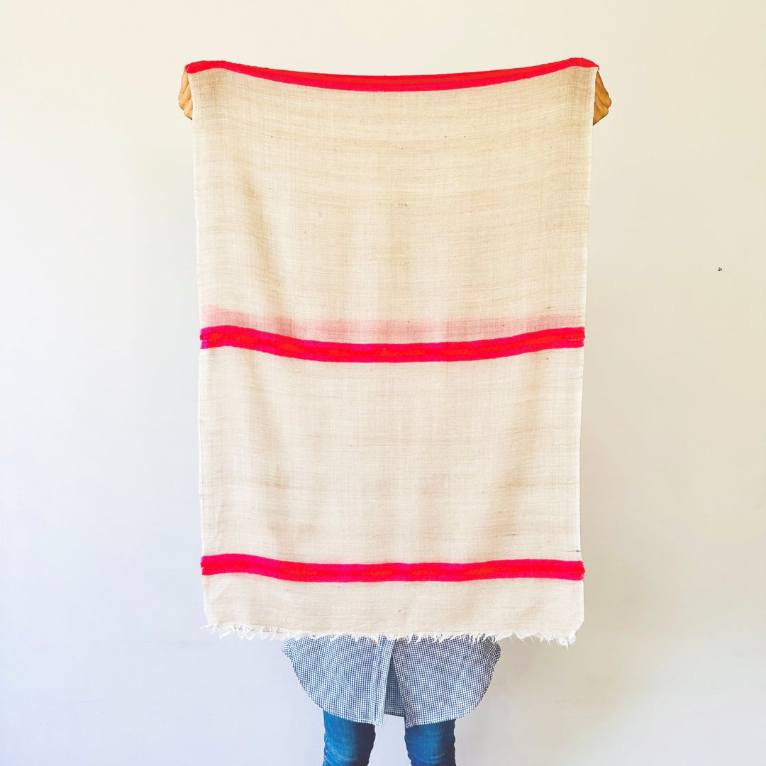 Himalaya-Schal | 100 % Pashmina | Sand-Pink - Atelier Tibet