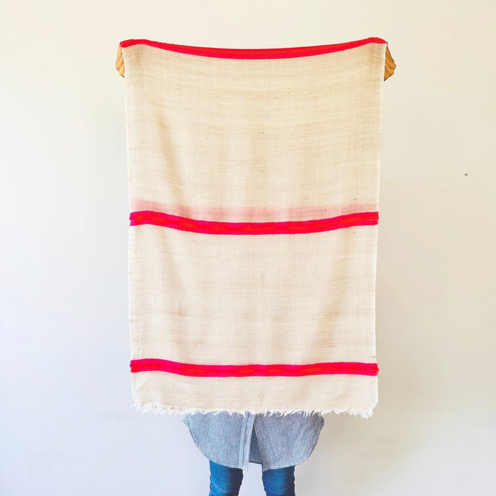 Himalaya-Schal | 100 % Pashmina | Sand-Pink - Atelier Tibet