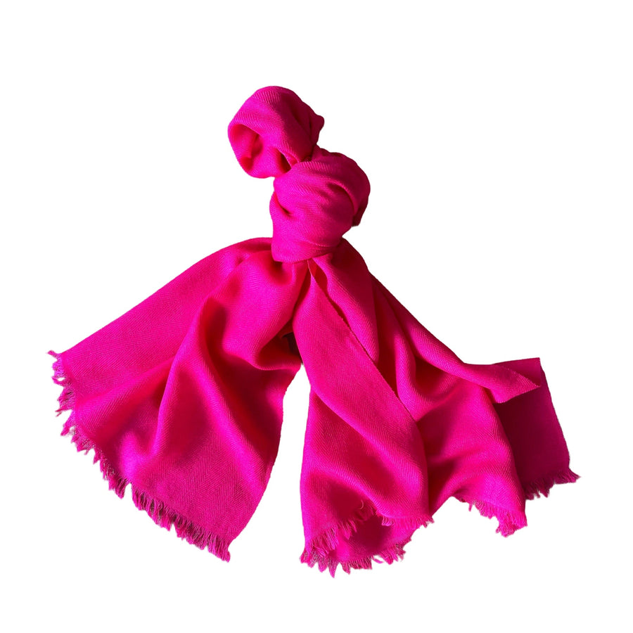 Himalaya-Schal | 100% Yak-Wolle | Pink - Atelier Tibet