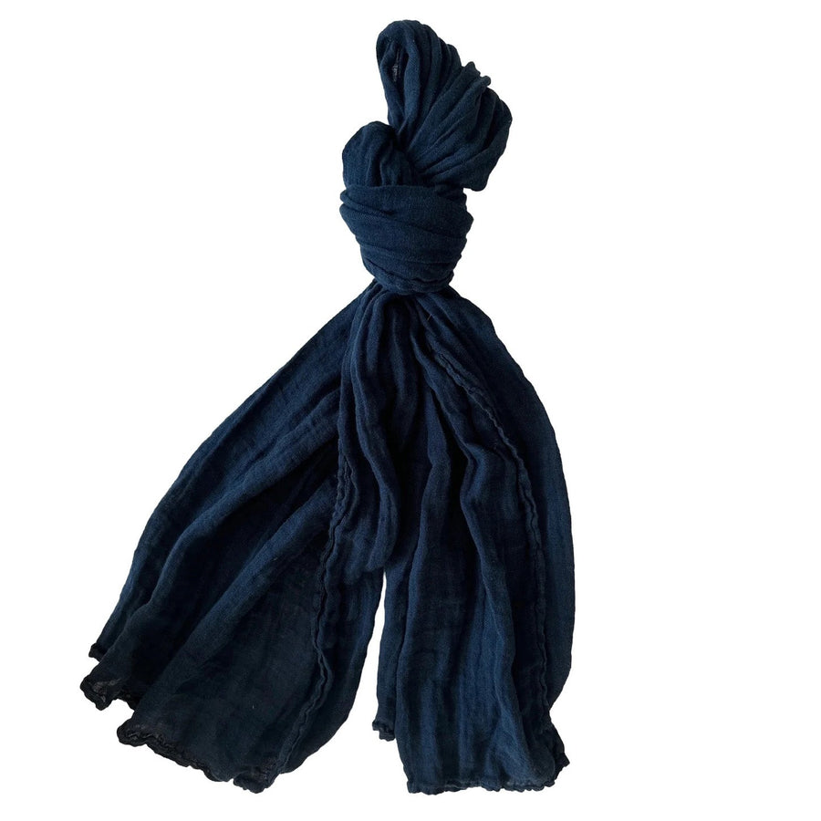 Himalaya-Schal | Pashmina, Wolle | Black - Atelier Tibet
