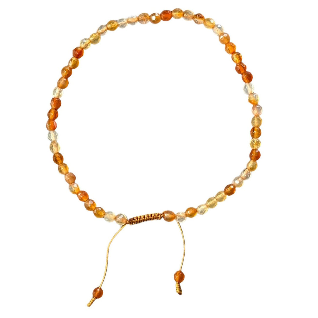 Karneol-Fusskette - Atelier Tibet