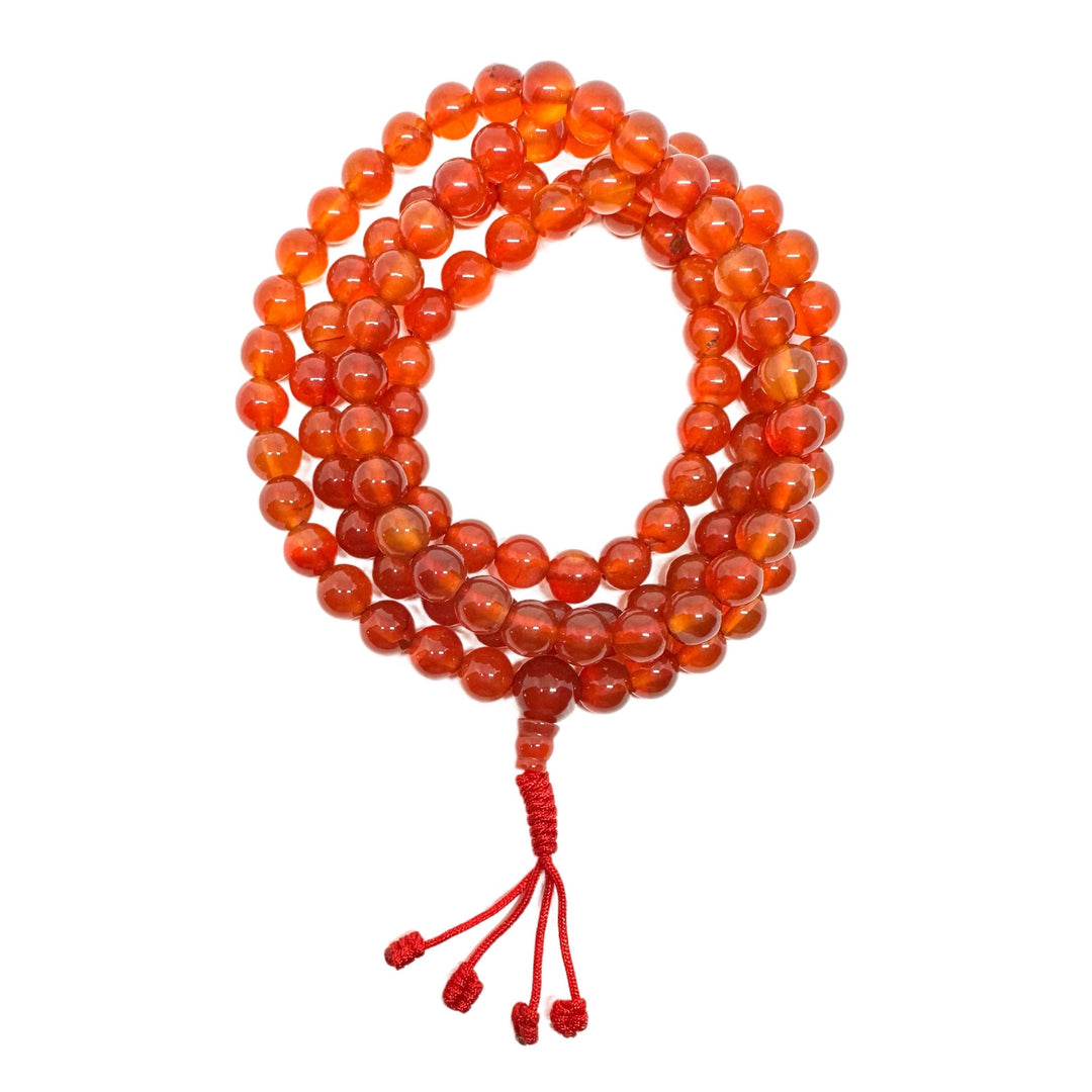 Karneol-Mala - Atelier Tibet
