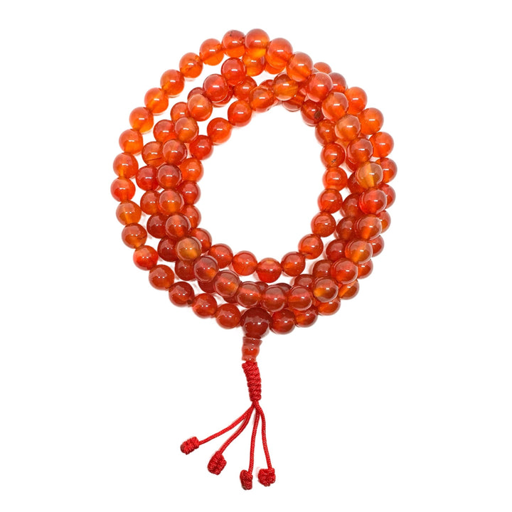Karneol-Mala - Atelier Tibet