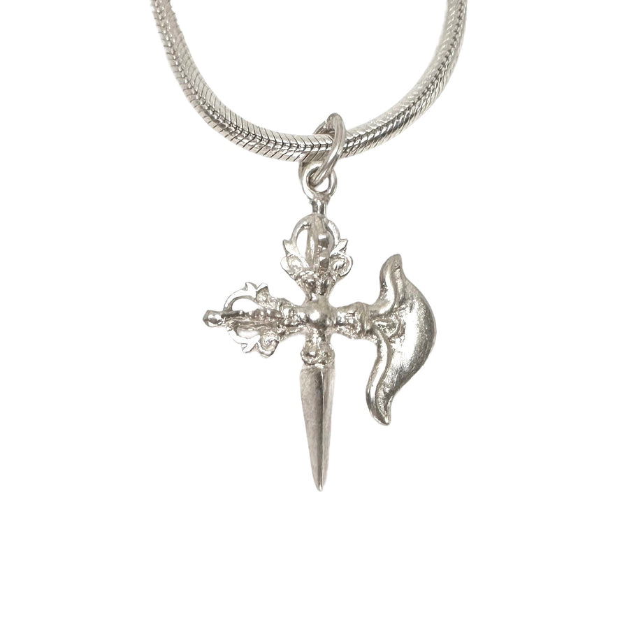 Kartik-, Phurpa- und Vajra-Anhänger aus Silber - Atelier Tibet