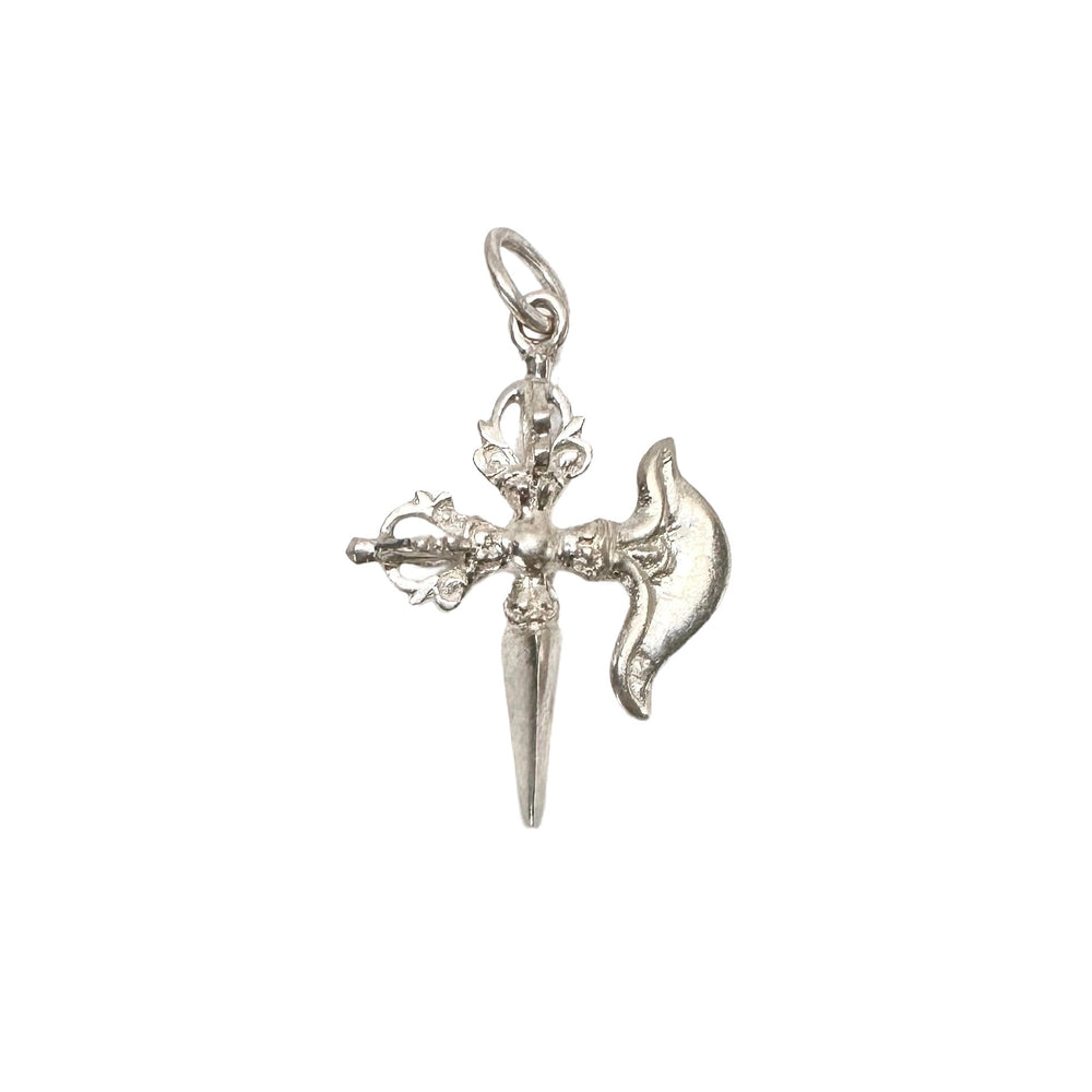 Kartik-, Phurpa- und Vajra-Anhänger aus Silber - Atelier Tibet
