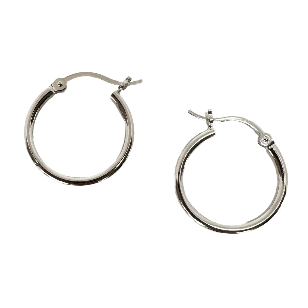Klassische Silber-Kreolen ⌀ 20 mm - Atelier Tibet