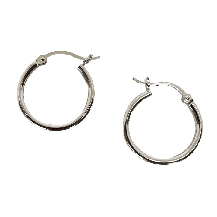 Klassische Silber-Kreolen ⌀ 20 mm - Atelier Tibet
