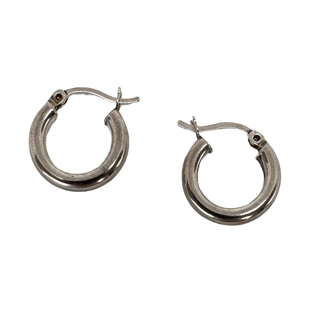 Klassische Silber-Kreolen Ø 15 mm - Atelier Tibet