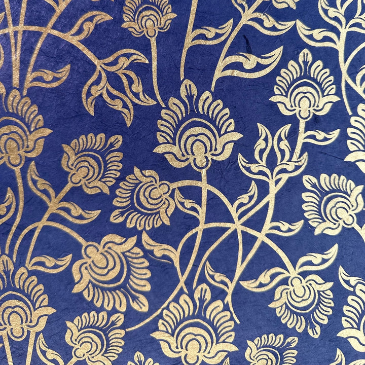 Lokta-Geschenkpapier «Lotus» - Atelier Tibet