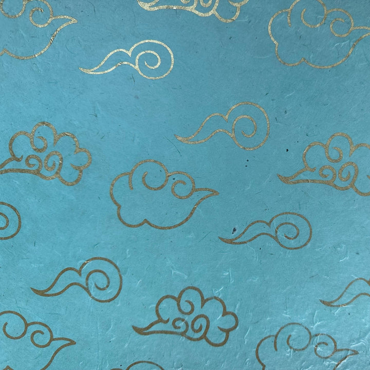 Lokta-Geschenkpapier «Wolken» - Atelier Tibet