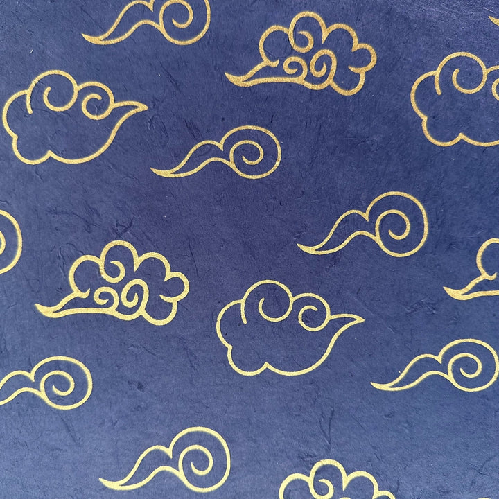 Lokta-Geschenkpapier «Wolken» - Atelier Tibet