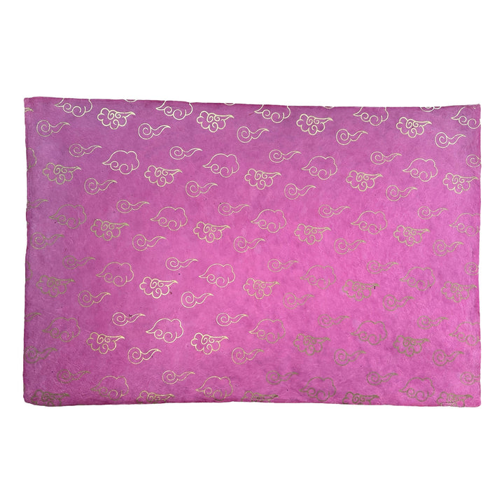 Lokta-Geschenkpapier «Wolken» - Atelier Tibet