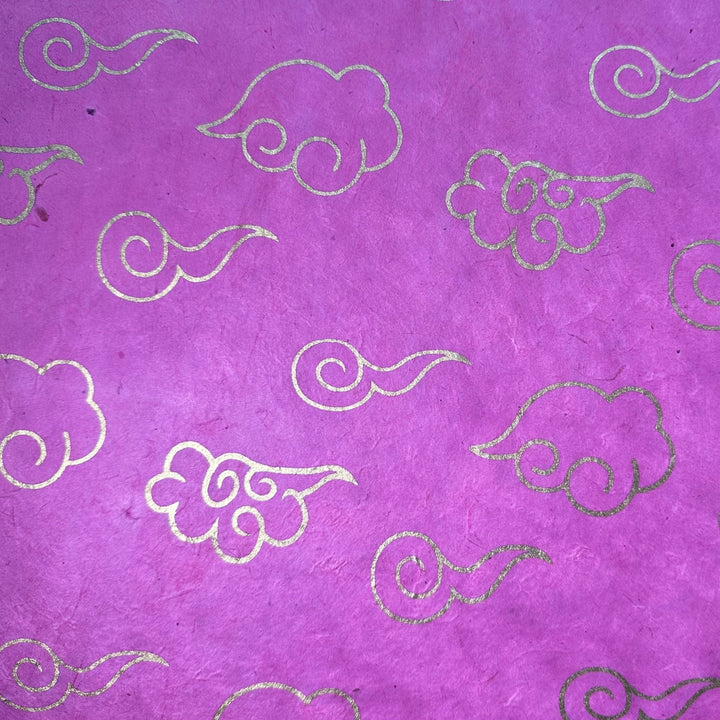 Lokta-Geschenkpapier «Wolken» - Atelier Tibet