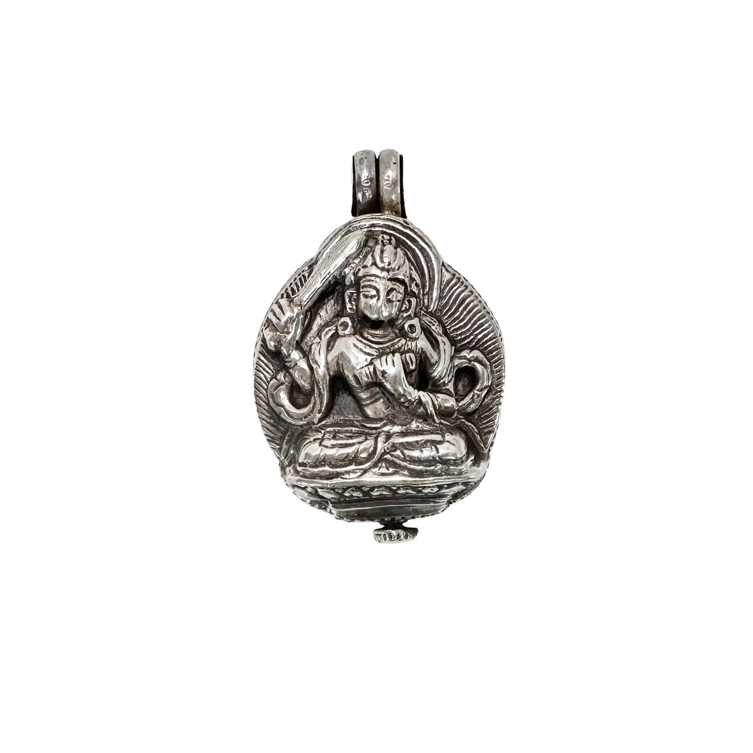 Manjushri Ghau Anhänger aus Silber - Atelier Tibet