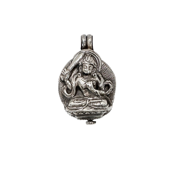 Manjushri Ghau Anhänger aus Silber - Atelier Tibet