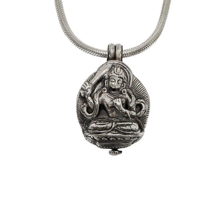 Manjushri Ghau Anhänger aus Silber - Atelier Tibet