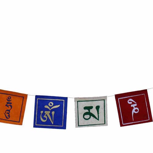 Mini-Papier-Gebetsfahnen - Atelier Tibet