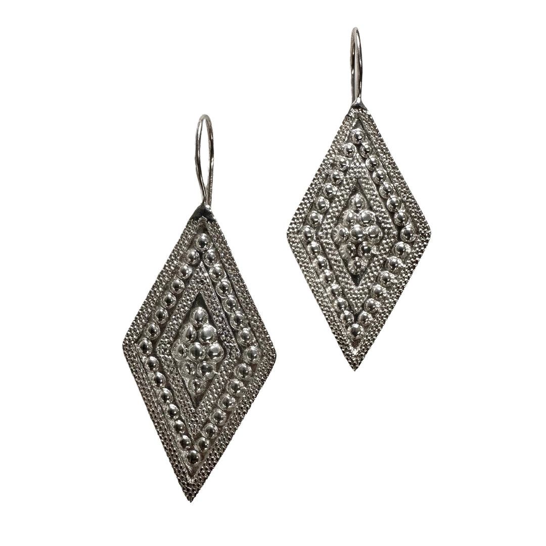 Ohranhänger in Rhombus-Form - Atelier Tibet