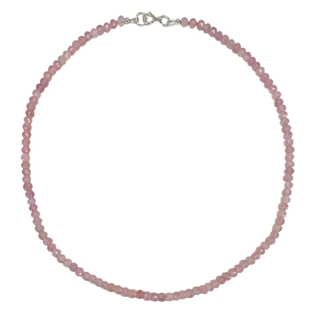 Rosenquarz-Kette - Atelier Tibet