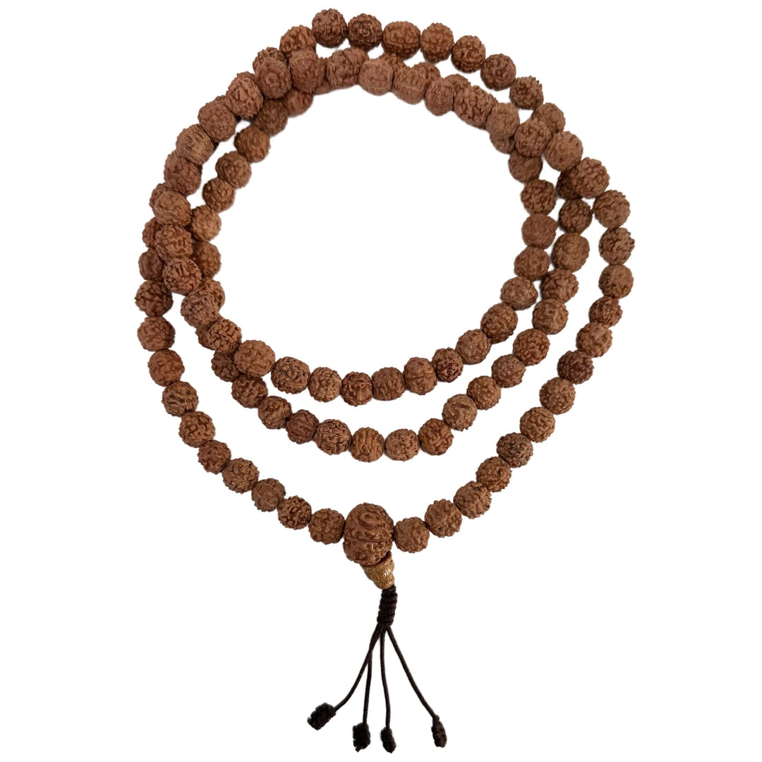 Rudraksha Mala (8 mm) - Atelier Tibet