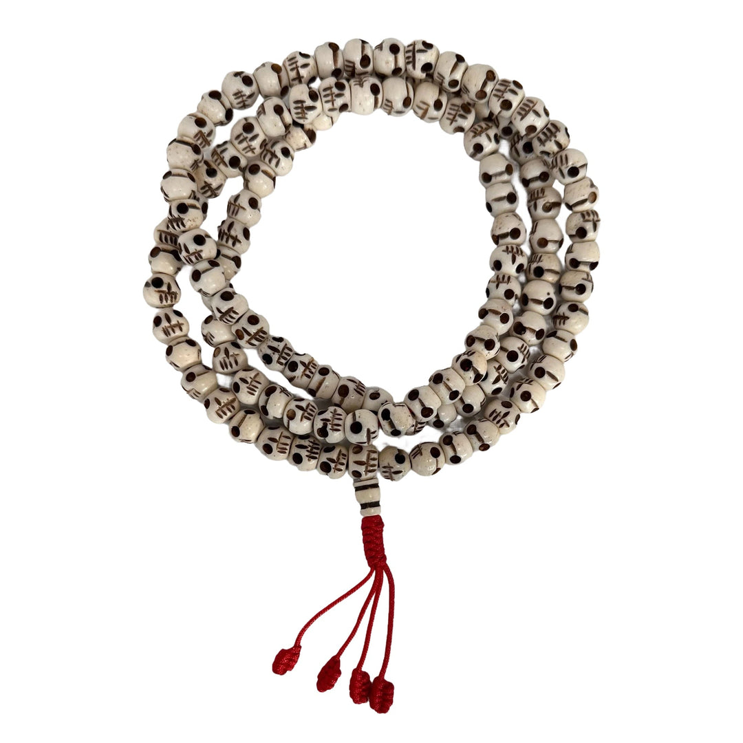 Schädel Mala (10 mm) - Atelier Tibet