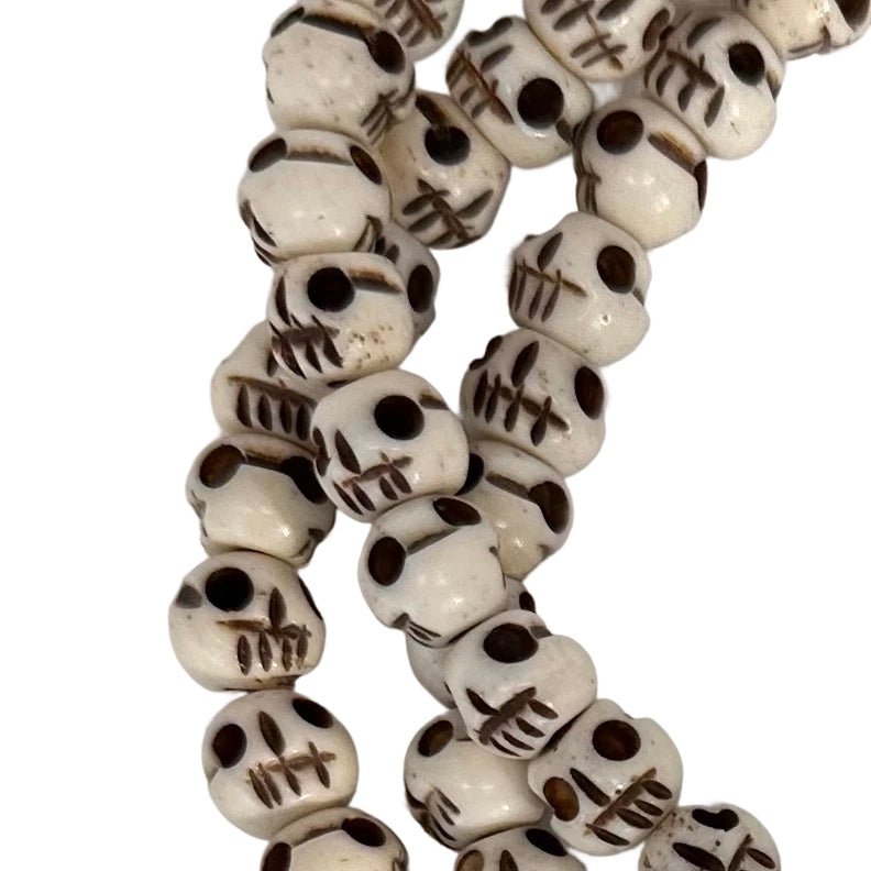 Schädel Mala (10 mm) - Atelier Tibet