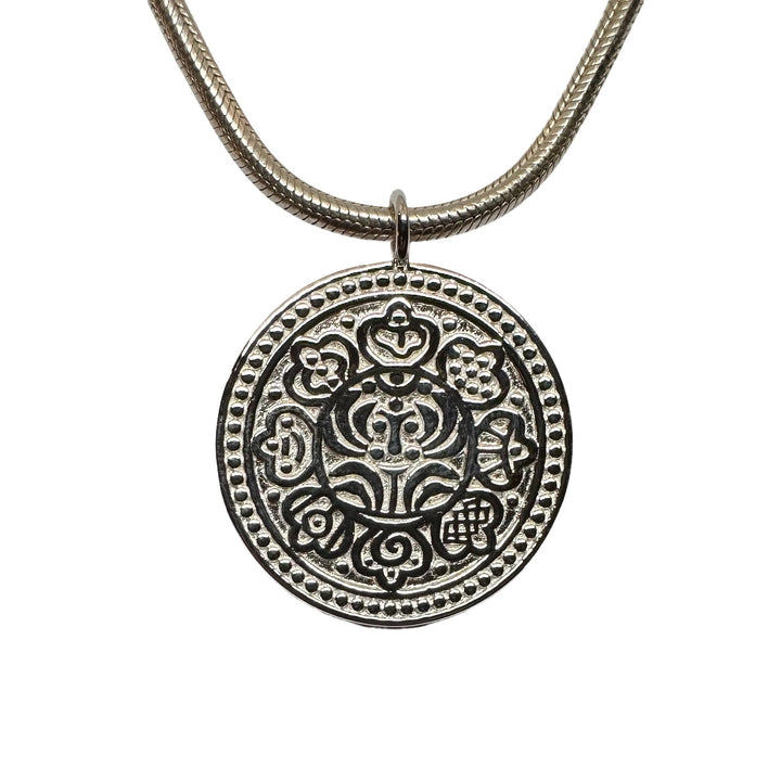 Silber-Anhänger «Tangka Münze» - Atelier Tibet