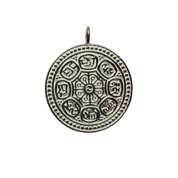 Silber-Anhänger «Tangka Münze» - Atelier Tibet