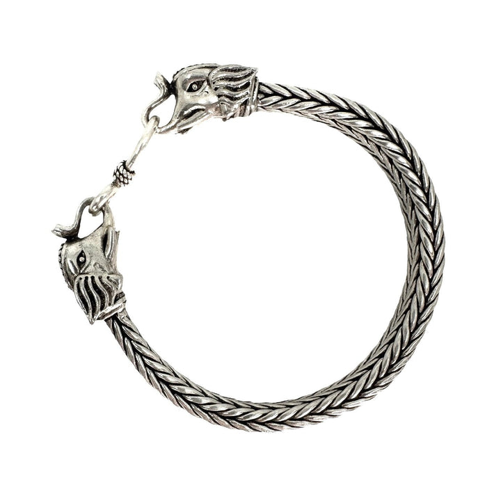 Silber-Armband mit Elefantenmotiv - Atelier Tibet