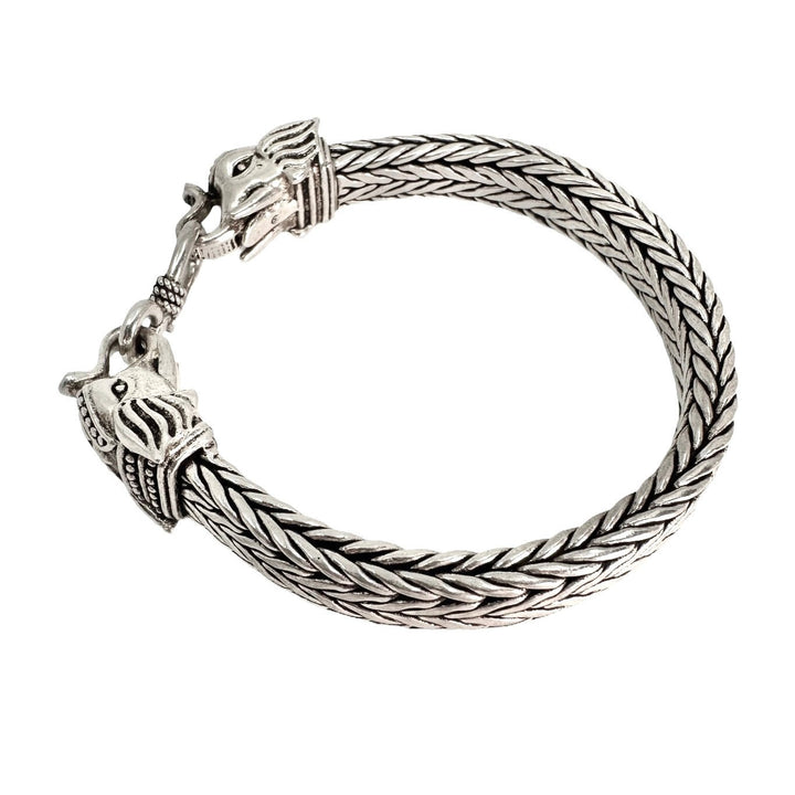 Silber-Armband mit Elefantenmotiv - Atelier Tibet
