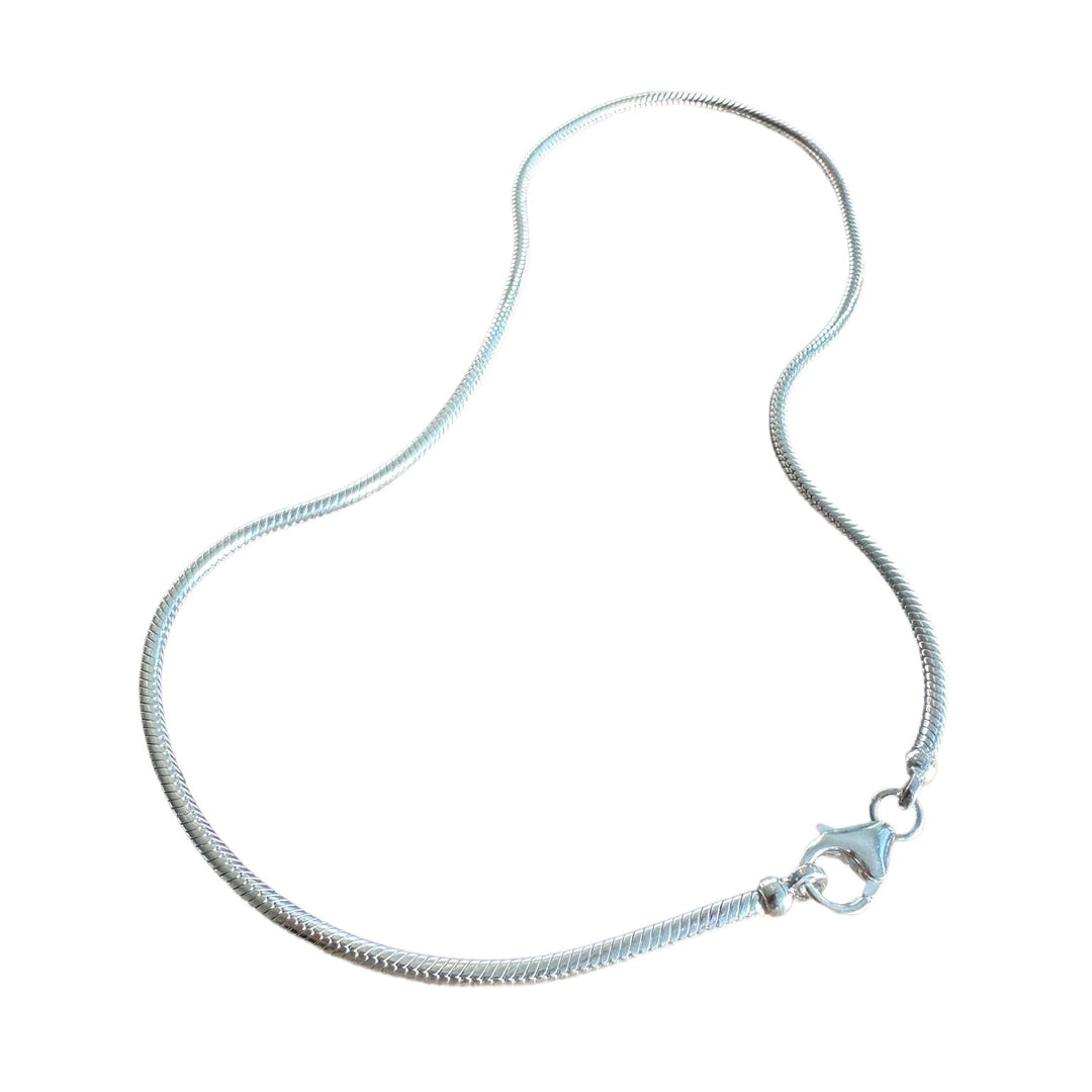 Silber-Schlangenkette mit Hummerverschluss - Atelier Tibet