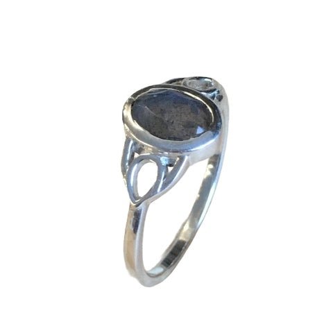 Labradorite silver ring