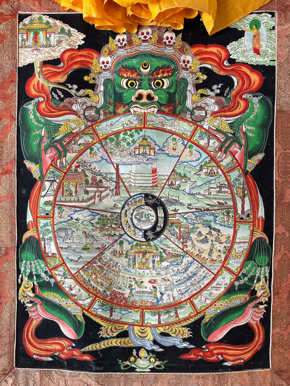 Thangka «Riduk» Lebensrad - Atelier Tibet
