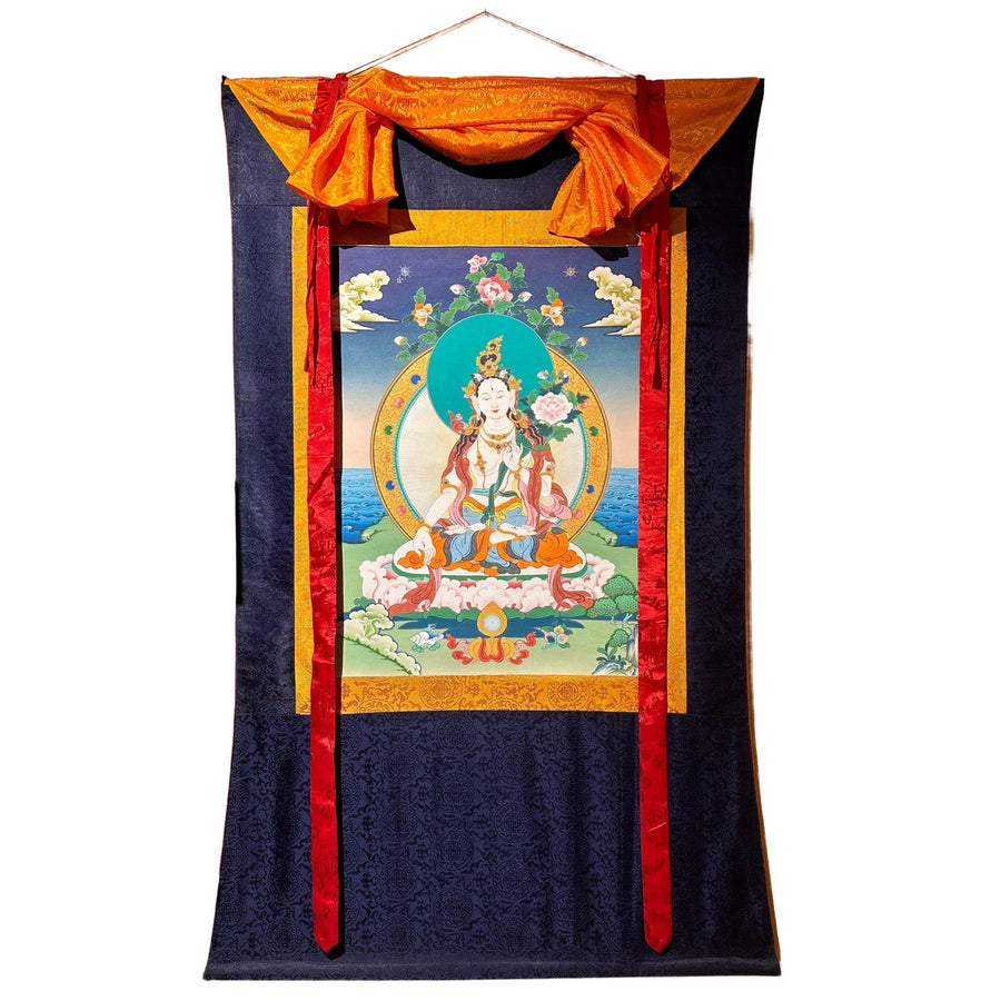 Thangka «Weisse Tara» - Atelier Tibet