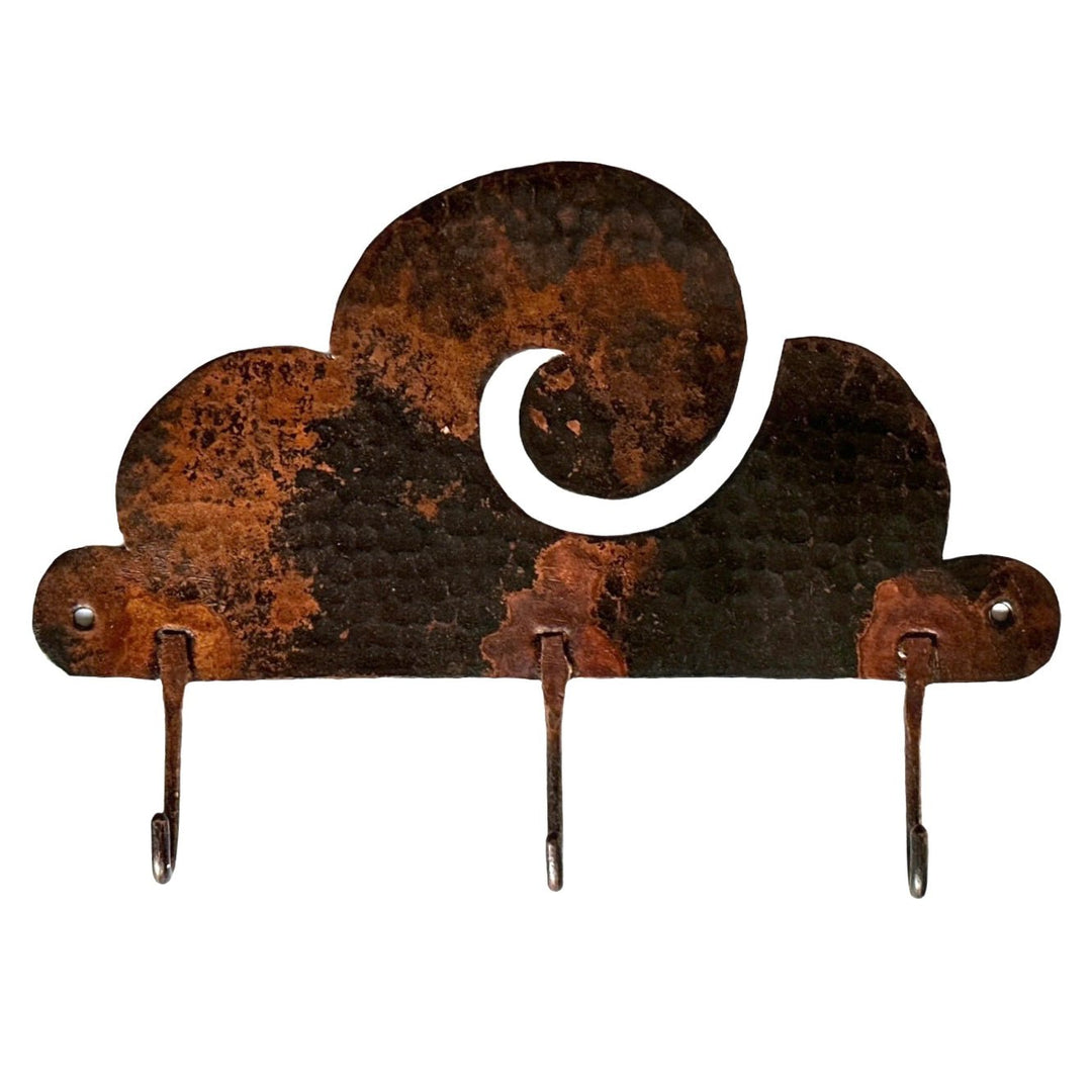 «Tibetische Wolke» Wand-Haken aus Kupfer - Atelier Tibet