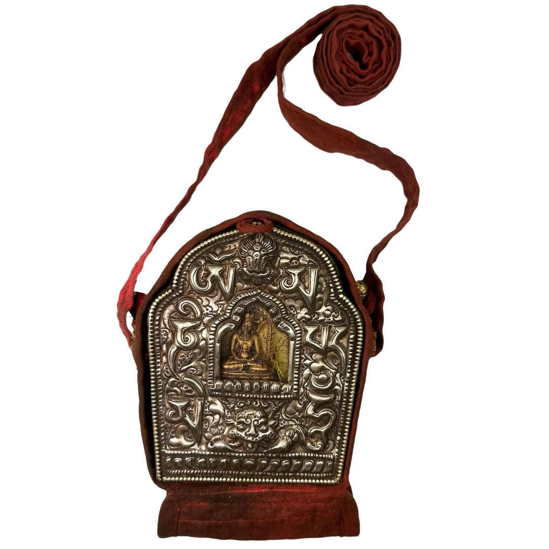 Tibetischer Reise-Altar «Ghau» mit Amitayus Statue - Atelier Tibet