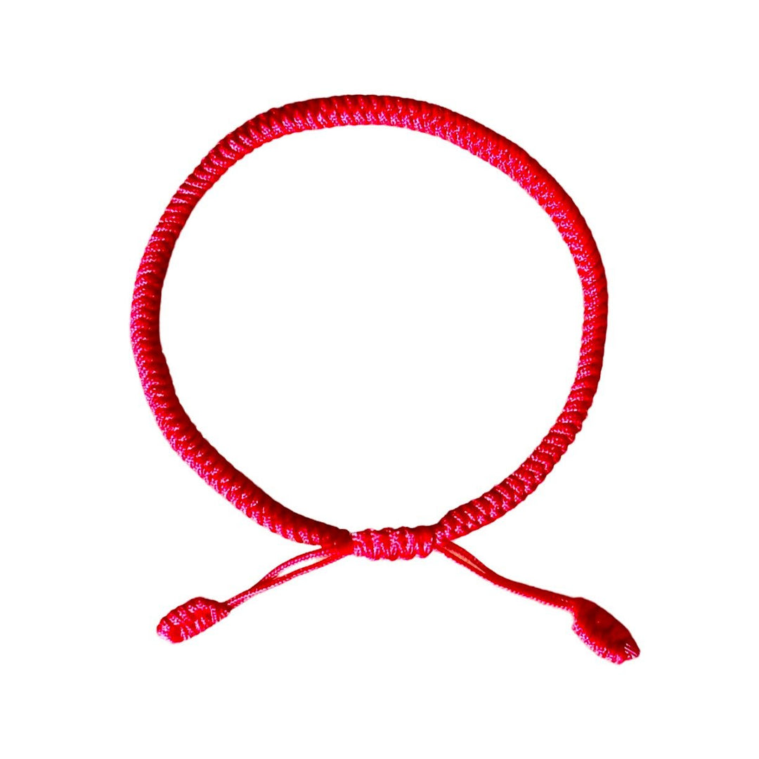 Tibetisches Glücks-Armband (schwarz, rot oder farbig) - Atelier Tibet