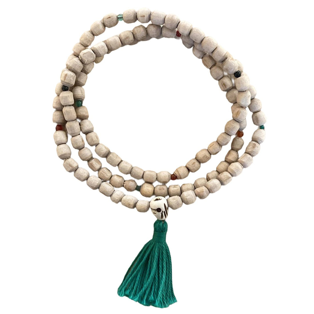 Tulsi Mala mit Quaste - Atelier Tibet