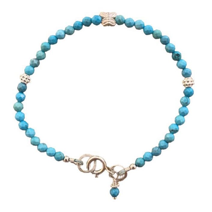 Türkis Mala-Armband - Atelier Tibet