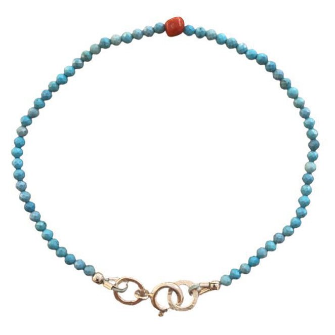 Türkis Mala-Armband - Atelier Tibet