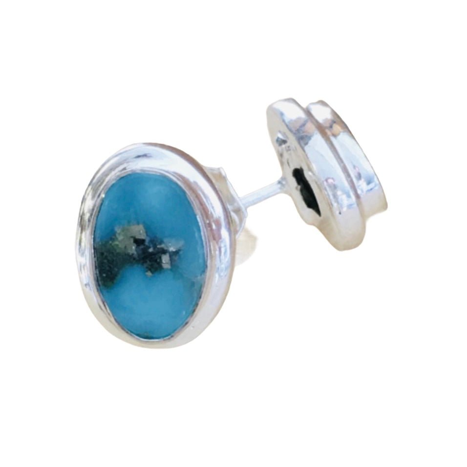 Turquoise stud earrings