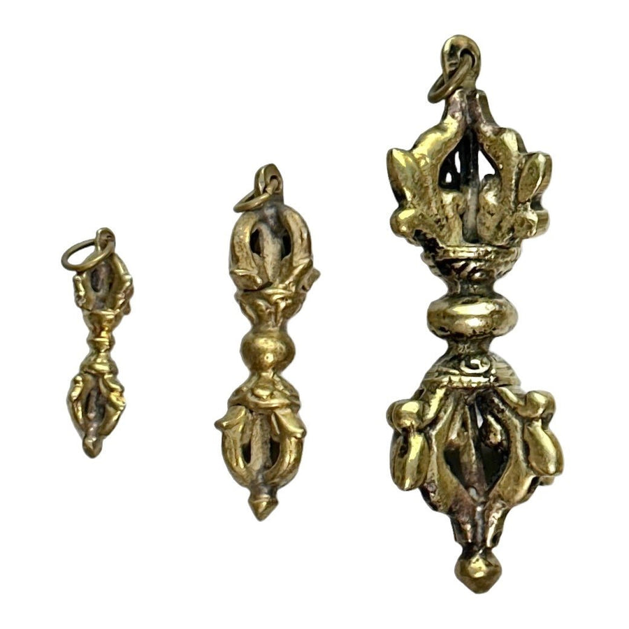 Vajra-Anhänger aus Messing - Atelier Tibet