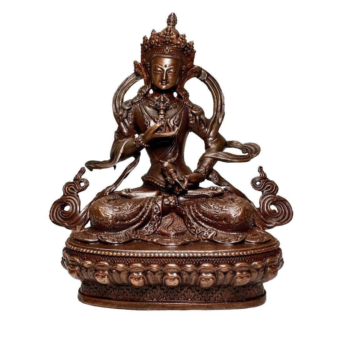 Vajrasattva Buddha Statue aus Kupfer - Atelier Tibet