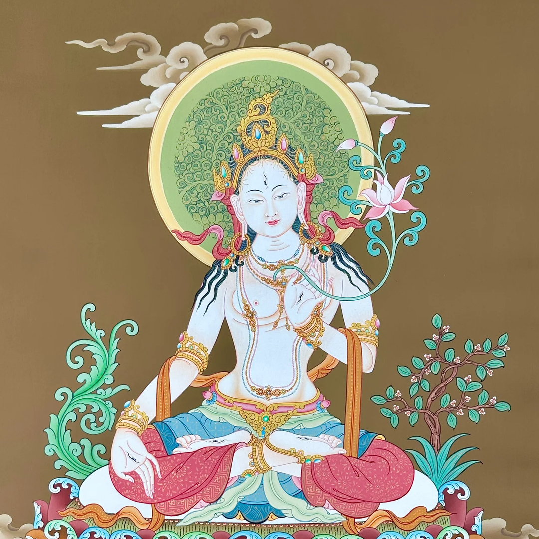 Handgemalte Thangkas - Atelier Tibet