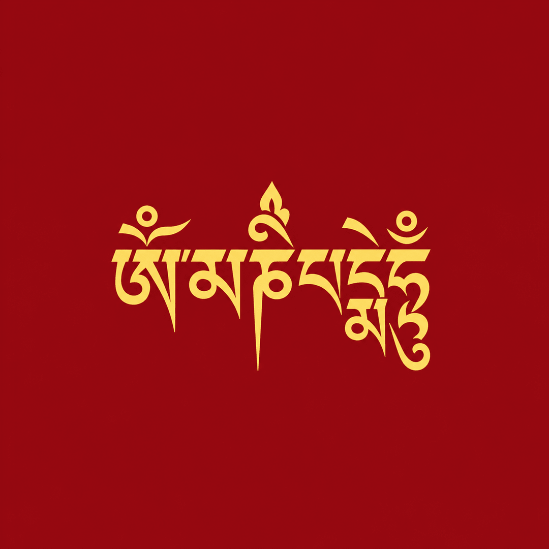 Om Mani Padme Hum - Atelier Tibet