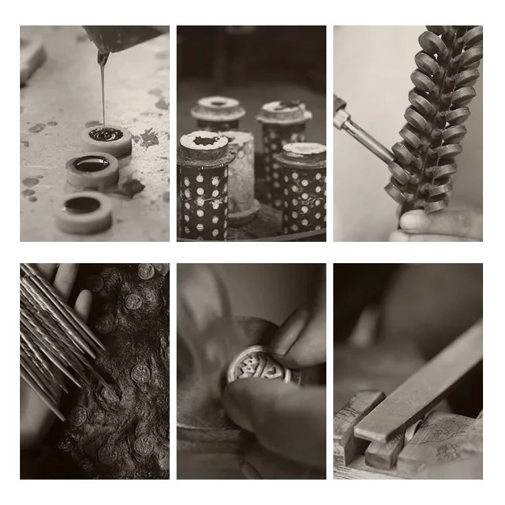 Ring mit Keimsilbe Dhih, feuervergoldet · CHARU × Khyenle