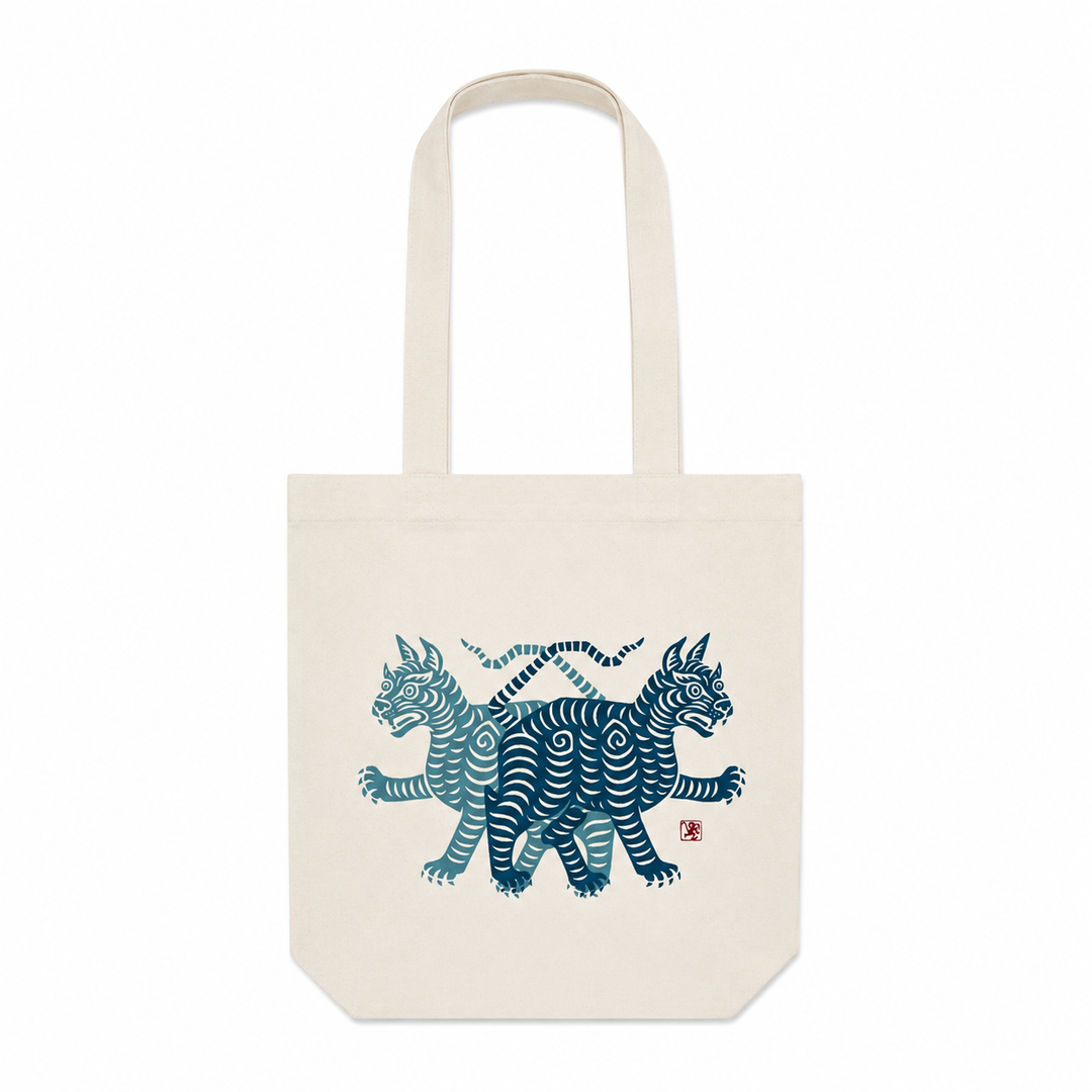 Tote Bag – Doppelter Tiger · Studio Losel