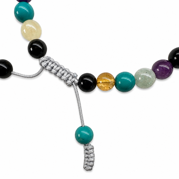 Armband Mala aus gemischten Steinen
